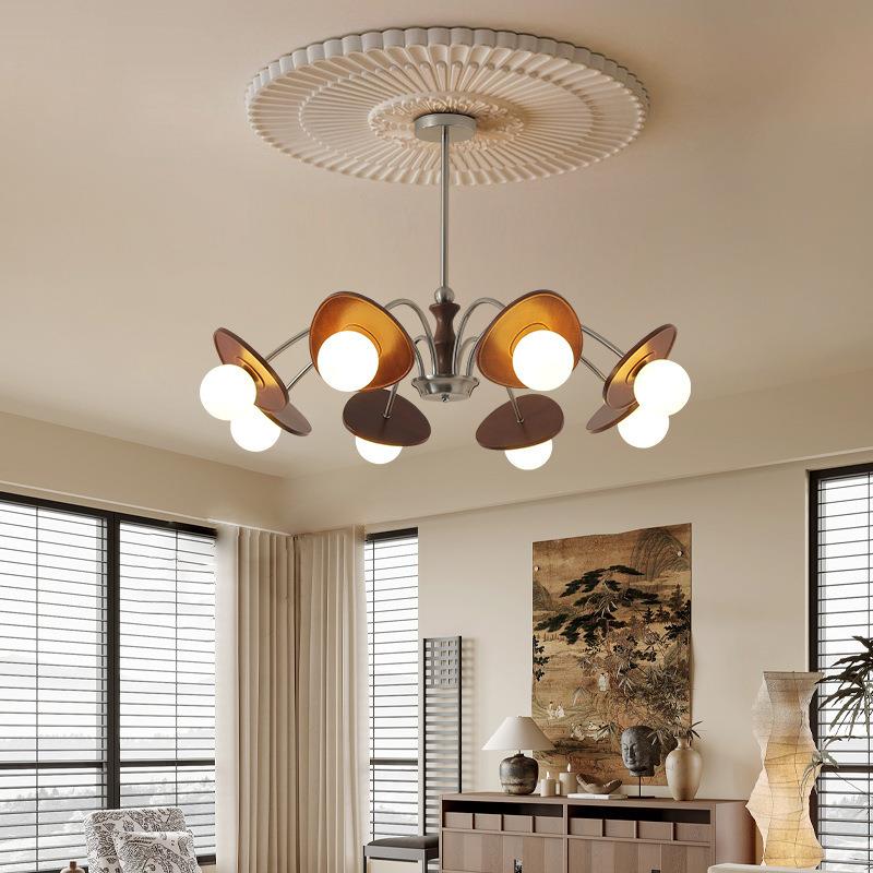 中古风灯具客厅吊灯2025新款设计师创意法式复古餐厅卧室大厅主灯