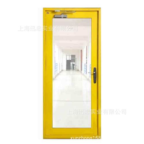 不锈钢大玻璃门隔音隔声防火门 双开大玻璃防火门钢制防火玻璃门