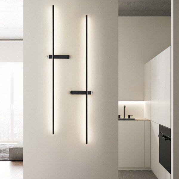 全铜壁灯轻奢客厅电视背景墙极简长条卧室床头灯走廊过道楼梯灯,家装灯饰光源,壁灯,淘宝优惠券,粉丝福利购,淘宝优惠卷