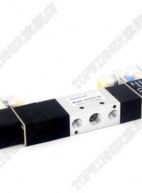 亚德客型424V位-C0电磁阀向控制阀0气缸13 220V  通 V阀五换三 6