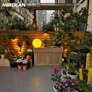 太阳能灯花园布置装 饰室外小院造景别墅庭院灯景观X灯院子氛围灯