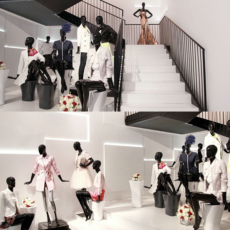 时尚玻璃钢模特展示台全身 模A特道具女服装店婚纱假人优美人型