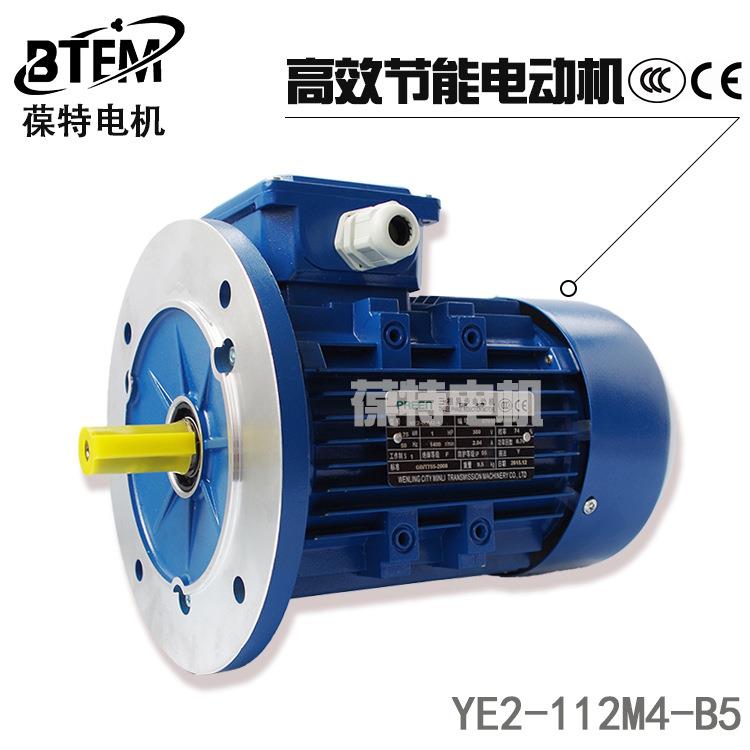 三相异步电动机 YE2 电机型号112m-4 4kw减速电机 RV减速齿轮箱