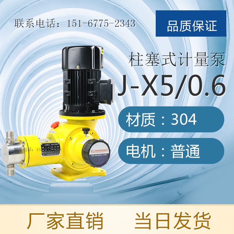 /-柱型X计量泵式305J4636 /-/不锈钢 205XJ.. 25 J塞X0-耐腐蚀