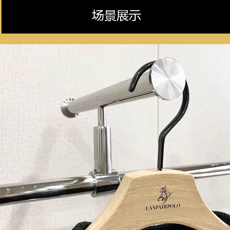 挂4服装店不锈钢字挂正T用珠圆管卡打版活动/25配件移动28架30珠