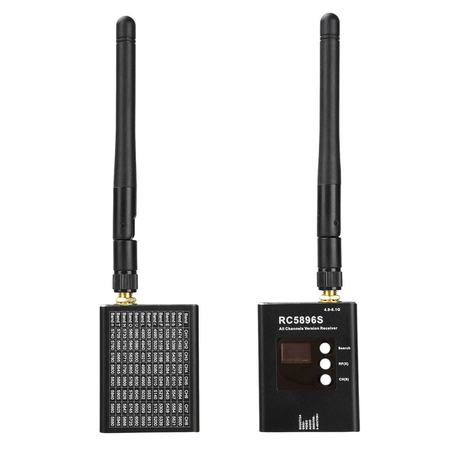RC5896S接收机4.9-6.1GHz视频接收机5.8G图传接收发射器频点兼容