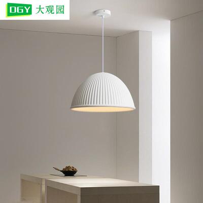 树脂餐厅吊灯现代简约设计师北欧创意卧室奶油风吧台餐厅餐桌灯具