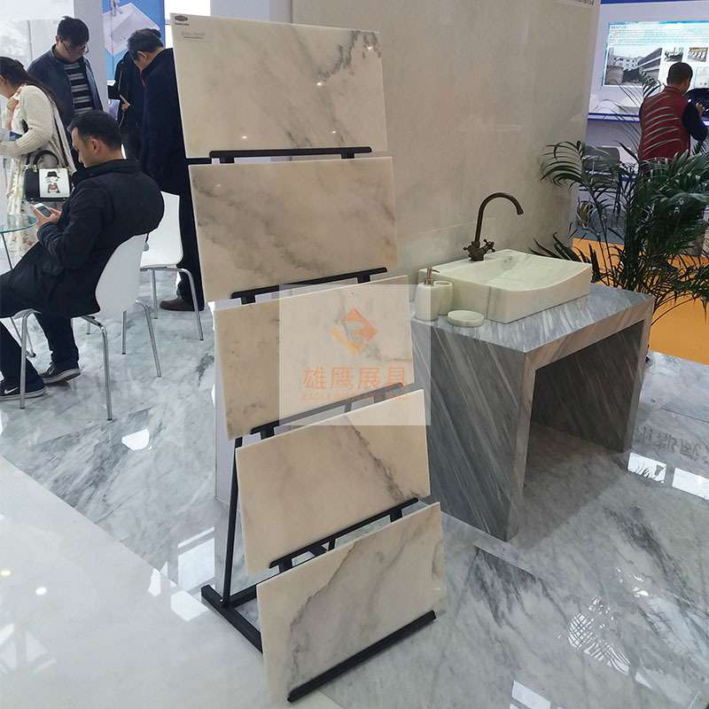 工厂 瓷砖展示架可以折叠金属地砖展具用于展示木地板石材耐用