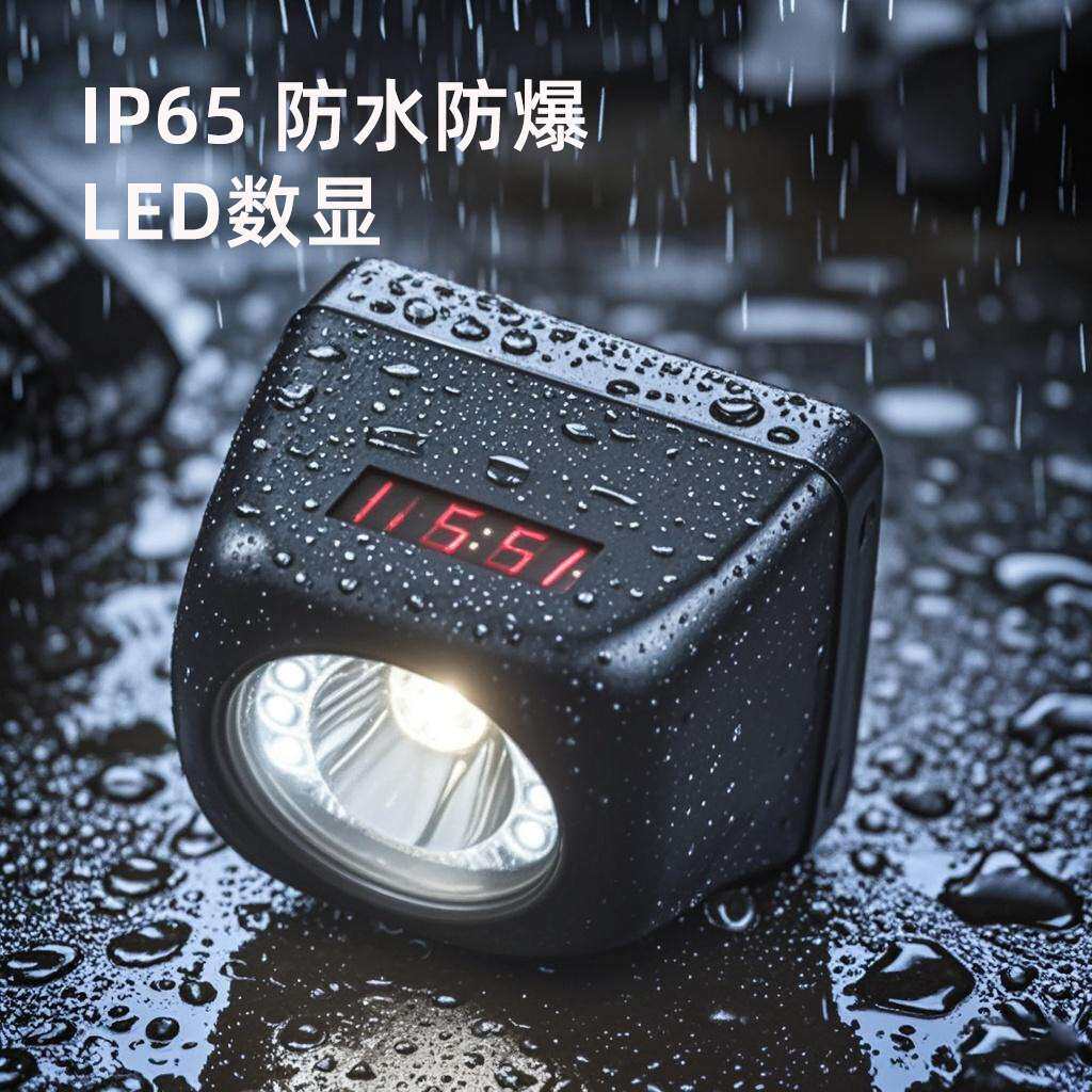 湖南华创智能数显3W头灯 led强光充电头灯 LED井下煤矿矿灯