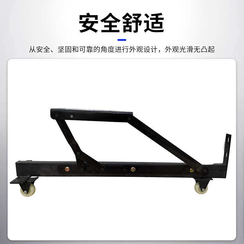 沙发床架家具五金配件抽拉架白轮款沙发床带脚轮简约抽现代抽屉