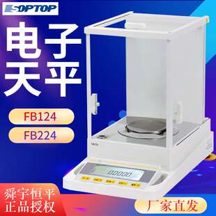上海舜宇恒平 FB124 自动内校电子分析天平 万分之一电子天平