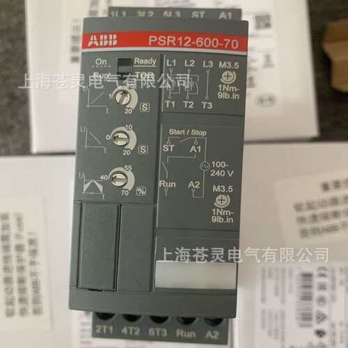 ABB软起动PSR16-600-70 PSR25-600-70 PSR37-600-70 PSR30-600-70