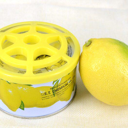 进口车用仔烟固体香水日本汽车车载鸡柠檬牌吸除味除异味大号香膏