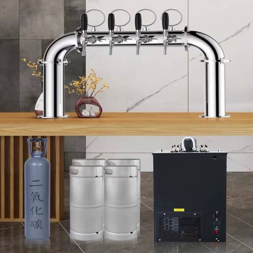 商用黑色b水冷立体式扎啤机售酒机商用扎啤机精酿打酒器吧台售酒