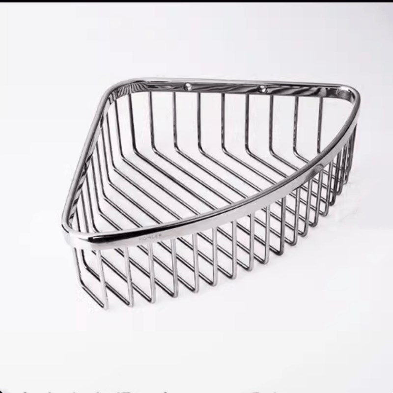 不锈钢三角篮浴室房置物架u卫生间转角架子K-1897T五金挂件