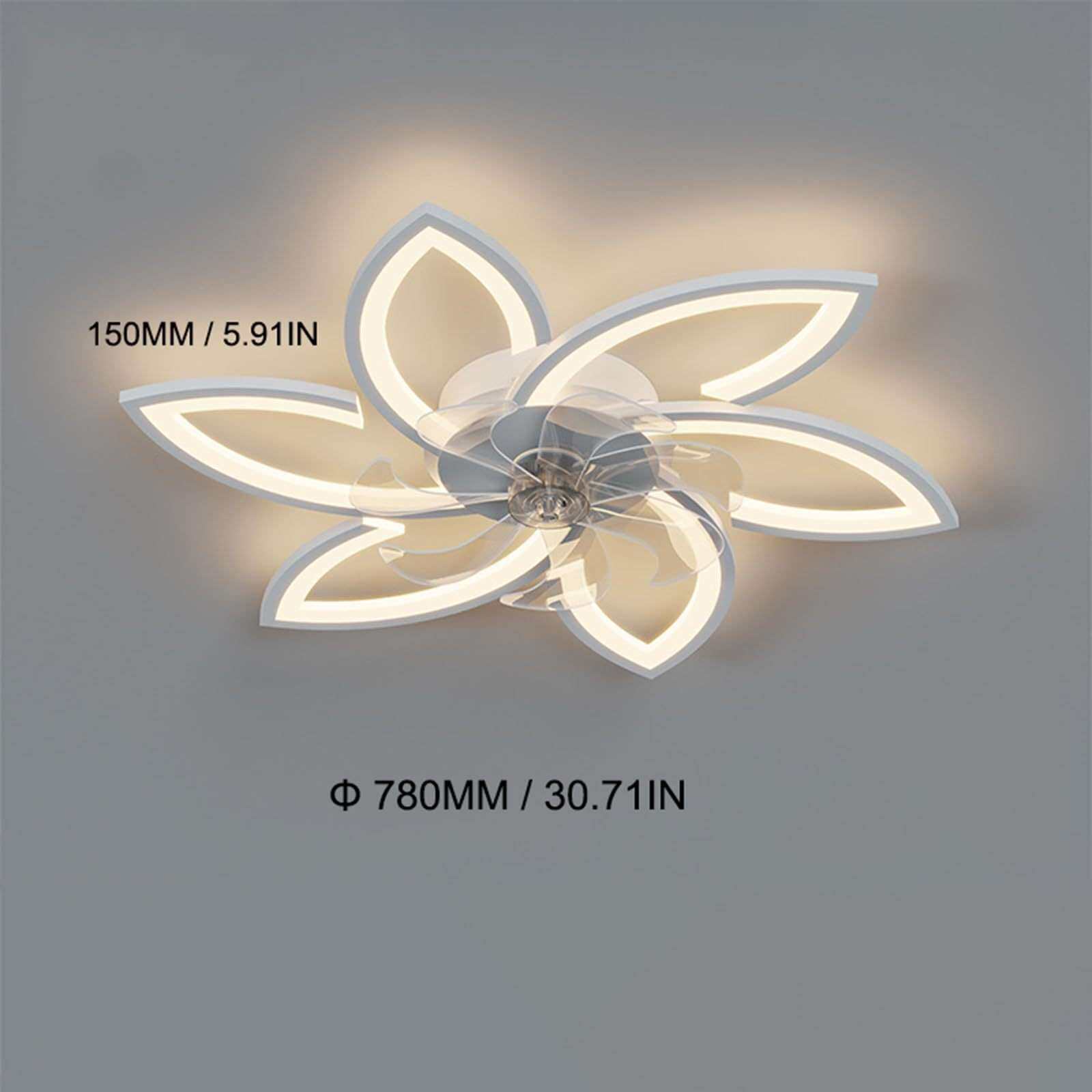 跨境吊扇灯2025新款现代简约风扇灯餐厅卧室客厅超薄吸顶电灯扇