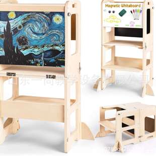 蒙氏学习塔幼儿儿童凳子洗手梯洗漱凳幼儿台阶凳 learning tower