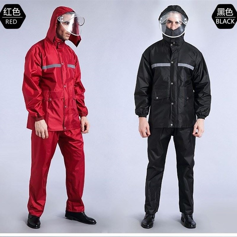 Raincoat suit for fishing Equipment in rainy days Riding雨衣