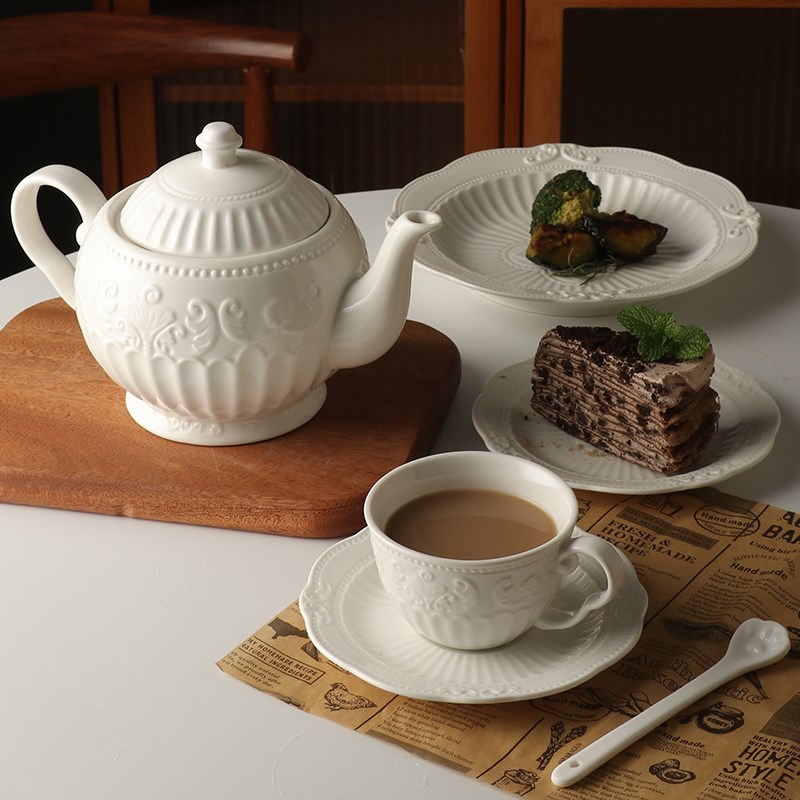 陶瓷咖啡杯子高档精致咖啡杯套装高级咖啡杯碟套装下午茶茶具套装