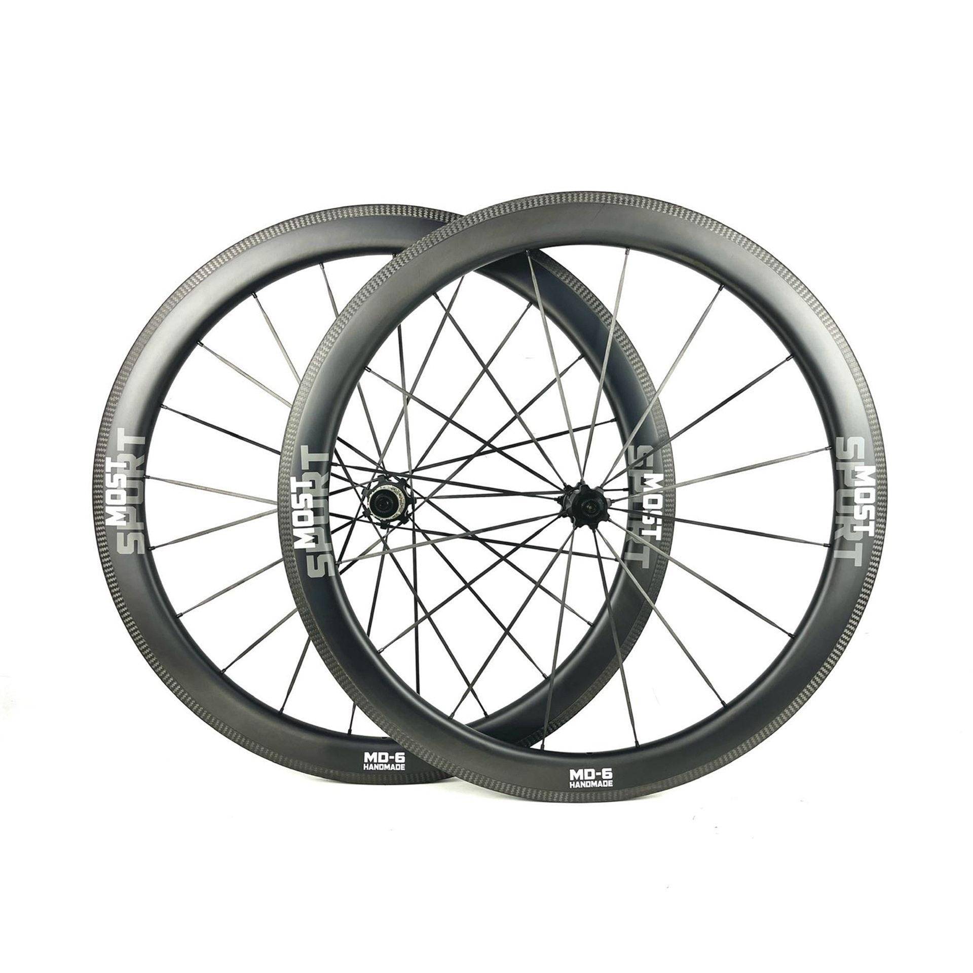 700C圈刹碳辐条开口真空兼容50mm26mm宽轴承塔基可选碳纤维轮组