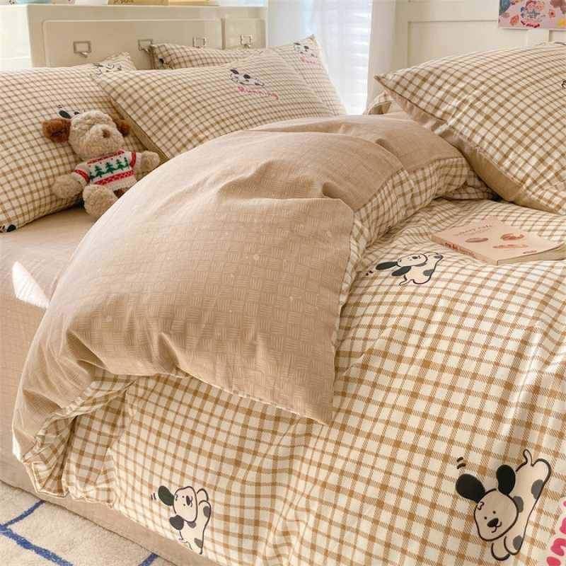 夏季凉感丝床单被套夏天丝滑裸睡轻奢风床上三件套水洗机洗四件套