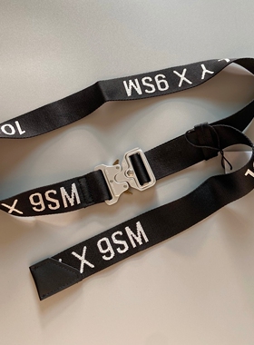必入 1017 ALYX 9SM腰带 BELT 机能战术锁扣男女情侣通用皮带腰链