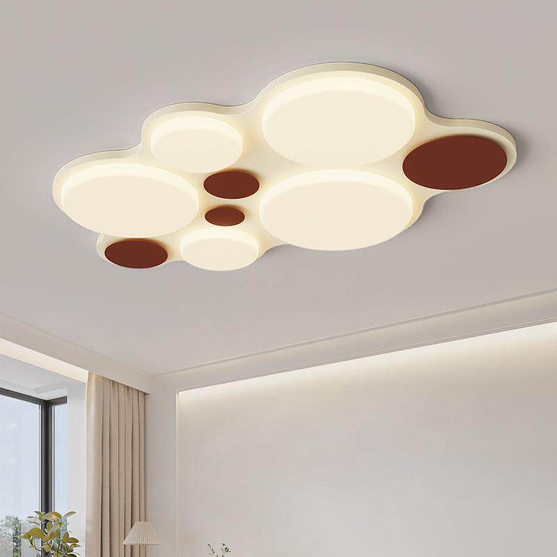 客厅主灯新款简约现代吸顶灯极简个性设计创意几何圆形书房卧室灯