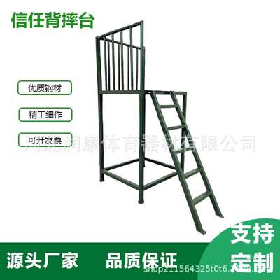 户外拓展训练器材心理行为素质体能训练器材信任背摔台