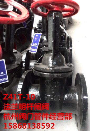 Z41T-10铸铁法兰明杆闸阀DN100 DN150/法兰锲式闸阀dn100法兰闸阀