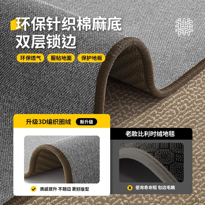 现代简约轻奢入户门地垫室内门厅进门口玄关地毯家用防滑耐脏脚垫