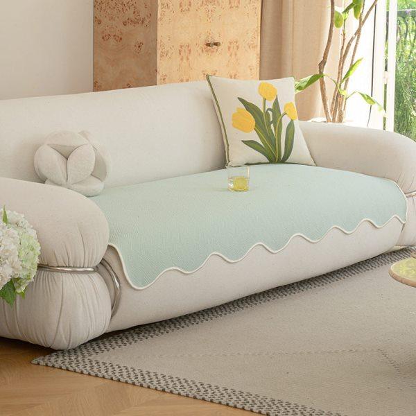 夏季凉豆豆沙发垫防滑异形级感坐垫子一片式夏天沙发套罩盖布巾,居家布艺,沙发垫,淘宝优惠券,粉丝福利购,淘宝优惠卷