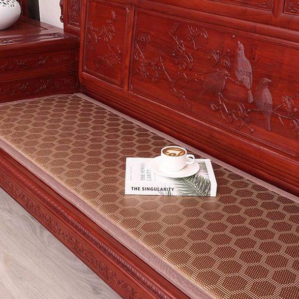 沙发垫夏季凉席坐垫实木椅子垫加厚防滑新中式冰藤席沙发垫子,居家布艺,沙发垫,淘宝优惠券,粉丝福利购,淘宝优惠卷