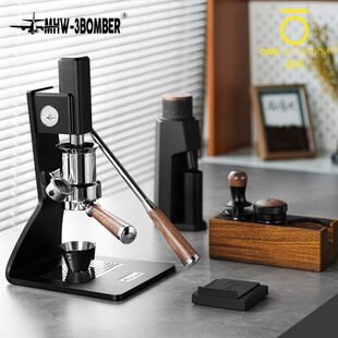 MHWE咖啡机意式 炸7手动58mmL浓缩轰压S机LI拉杆T辣妈变压音速手式