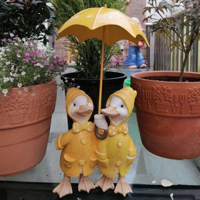装饰家居装饰品 庭院客厅玄关雨伞鸭子动物摆件 花园工艺品姜武红,家居饰品,户外/庭院摆件,淘宝优惠券,粉丝福利购,淘宝优惠卷