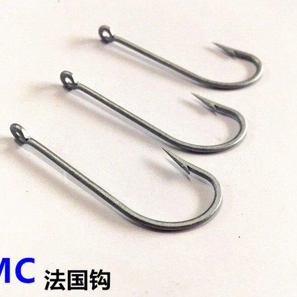 111法国VMC 驼背沙巴钩 长柄世纪钩大物海钓钩手丝船钓垂钓单个散