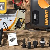 浮板SU充气船12帐篷气垫冲锋舟桨 浆伏高压台充气泵P载户外电动车