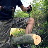 求锯手动 手拉户外手工锯锯线可折叠伐锯加长锯款 链条锯 绳木生