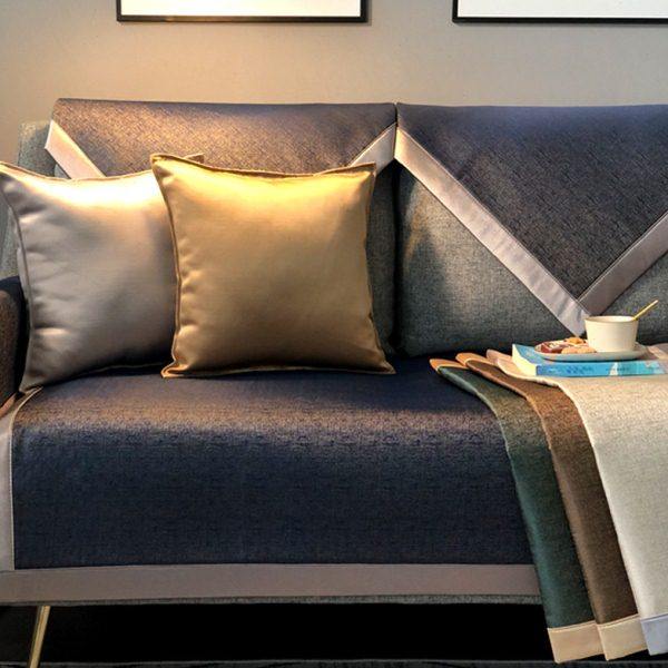 轻奢风档欧式四季布艺沙发垫防滑真皮坐垫巾套通用实木纯色定做,居家布艺,沙发垫,淘宝优惠券,粉丝福利购,淘宝优惠卷