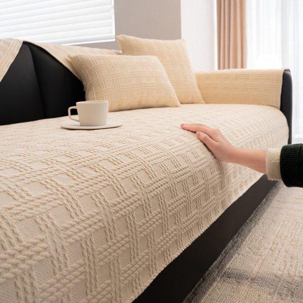 2025新款棉麻沙发垫四季通用加厚防滑坐垫纯色级感沙发套罩盖布,居家布艺,沙发垫,淘宝优惠券,粉丝福利购,淘宝优惠卷
