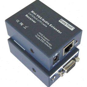 50米100米VGA网线延长器 VGA双绞线传输器 VGA转RJ45 工业强防雷