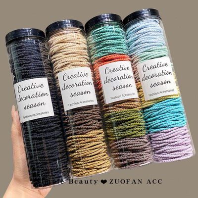 圈用头发绳夏季简约橡皮筋女扎头发新款勒气质高弹力耐头绳不2024