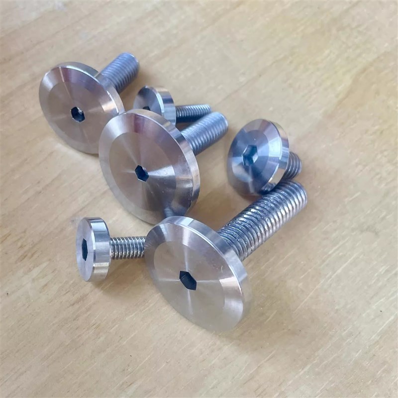 304不锈钢内六角广告钉装饰钉货架展柜立牌立柱固定N螺丝M5M6M8M1