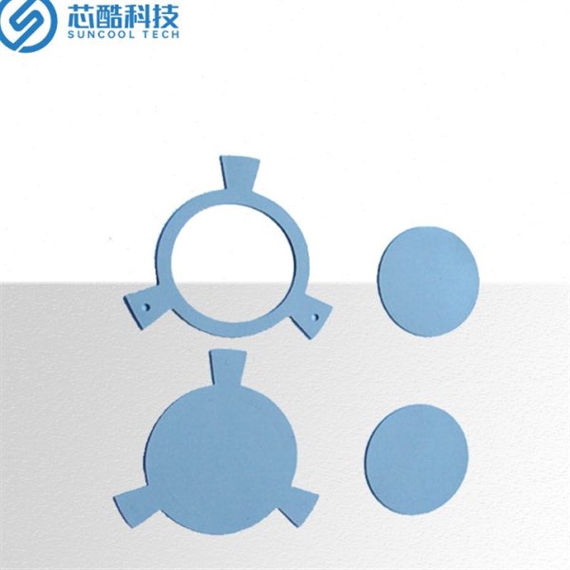 MOS管导热矽胶布 玻纤抗撕拉散热片导热K阻燃绝缘垫片深圳矽胶厂