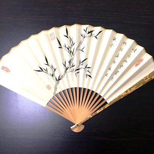 怀 岳红 满江书手写艺术品个性 飞收藏手绘 草 人工 定制 折扇 堂袖