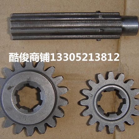 花A1舒适0变速箱键配件版富路三轮车代步专用轴骏9齿轮马老年