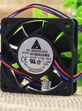 全新原装台达 AFB0624MB 6015 6CM/厘米 24V 0.10A 3线变频器风扇