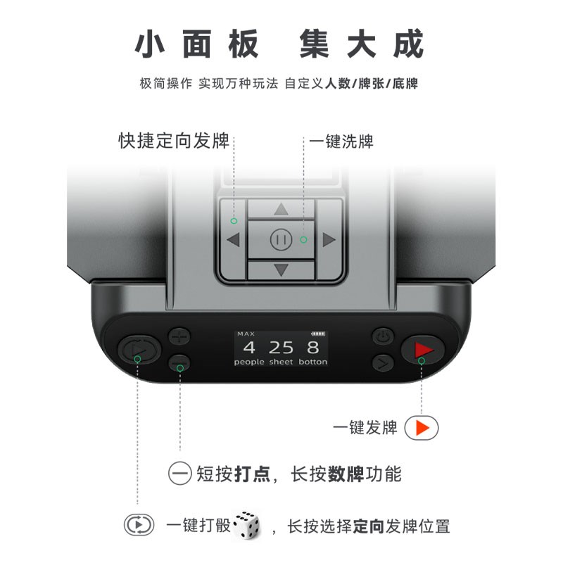 全自动纸牌自动发牌机扑克牌洗牌器发牌器洗牌机斗地主德州炸金花