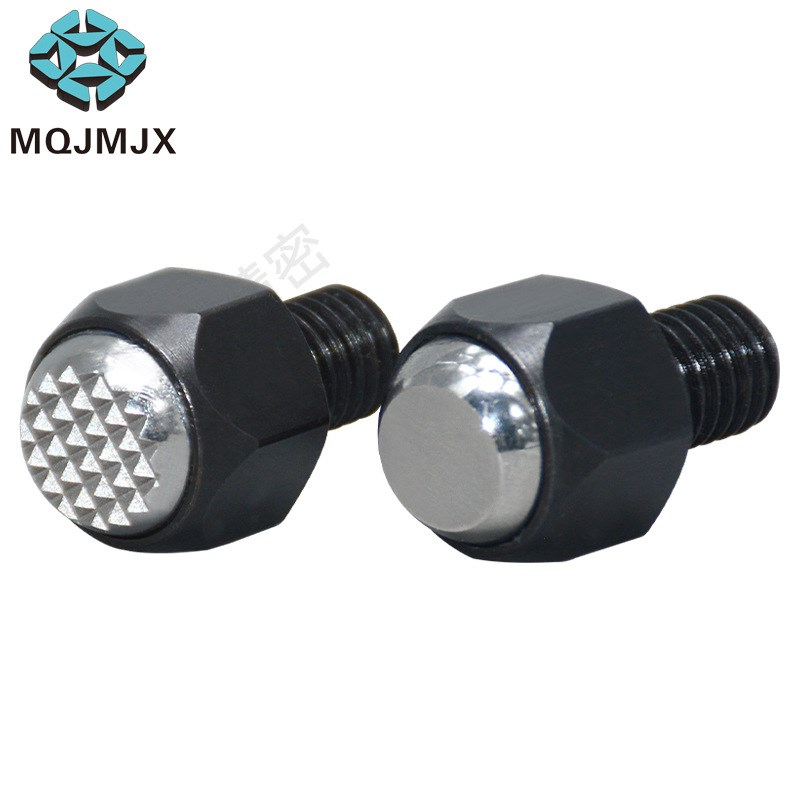 PT01平面齿面动向钢珠螺杆支持件碳钢发黑夹具定位外六角螺丝PT02