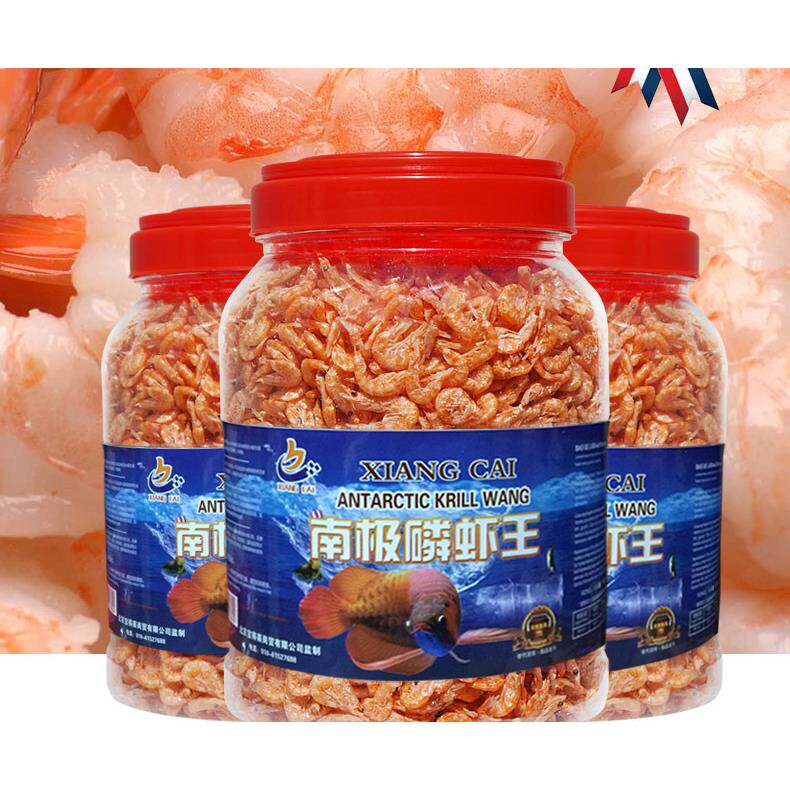 包邮南极磷虾王虾干龙鱼饲料虾干罗汉鹦鹉虾干饲料鱼食鱼饲料鱼食