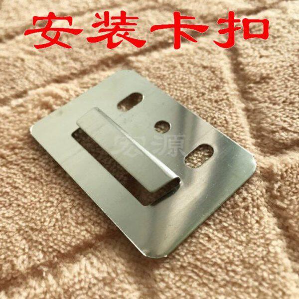竹木纤维集成墙板  金属0卡扣生态木卡扣安装10个配件